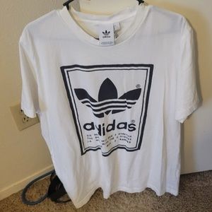 Women’s XL Adidas White T Shirt